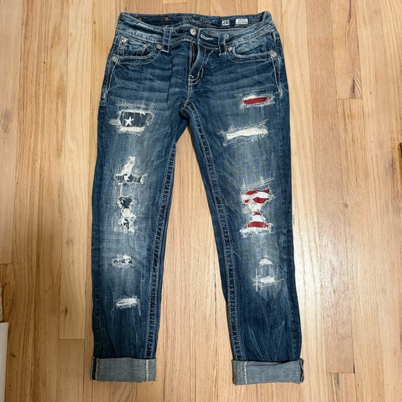 Miss Me Cuffed Jeans - Picture 1 of 6